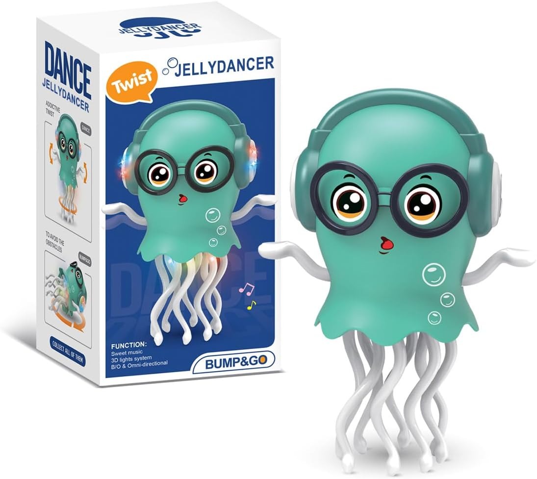 Dancing Jellyfish Toy – Musical Light-Up Sensory Companion