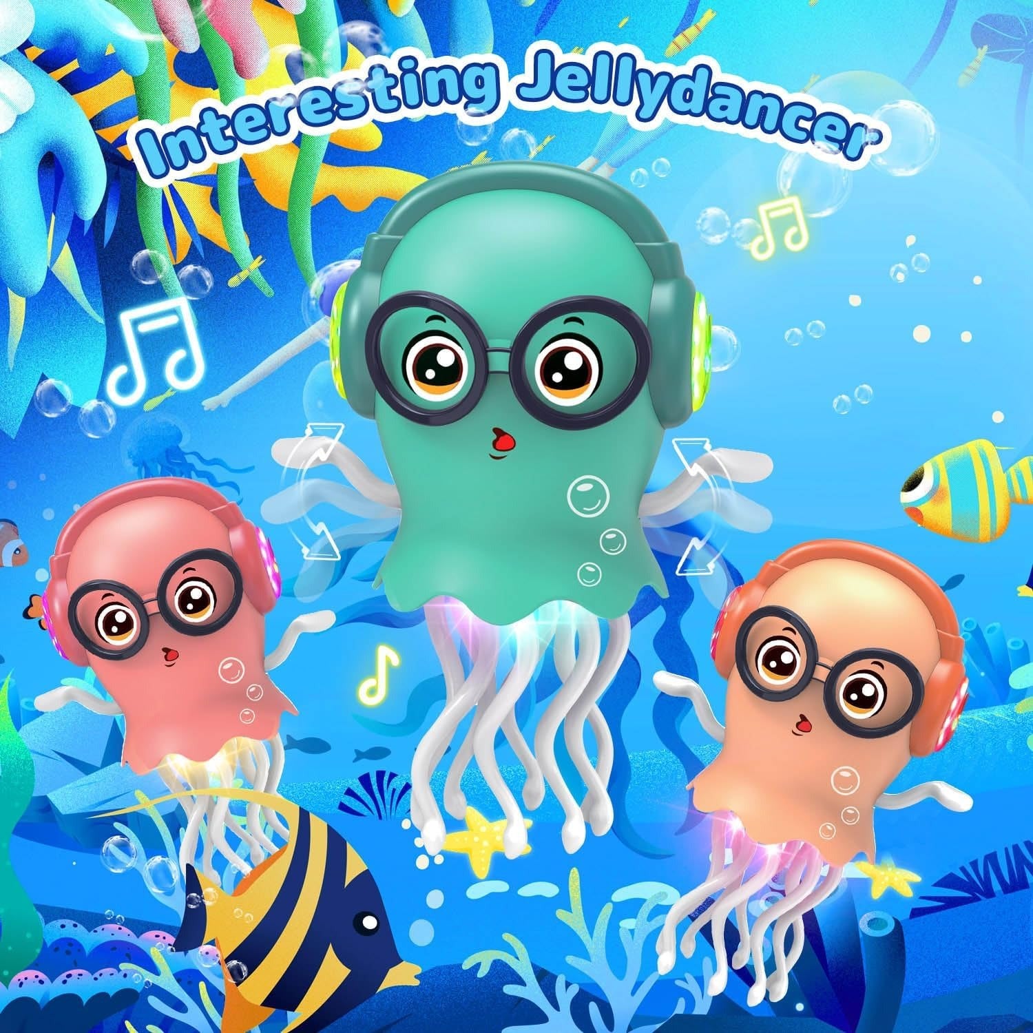 Dancing Jellyfish Toy – Musical Light-Up Sensory Companion