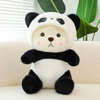 Teddy Bear Plush Toy in Panda Costume Hood