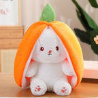 Strawberry Bunny Plush Toy – 2-in-1 Soft Toy