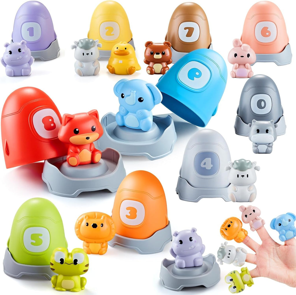 Peekaboo Animal Barn Set