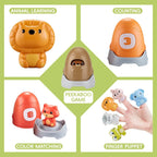 Peekaboo Animal Barn Set