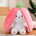 Strawberry Bunny Plush Toy – 2-in-1 Soft Toy