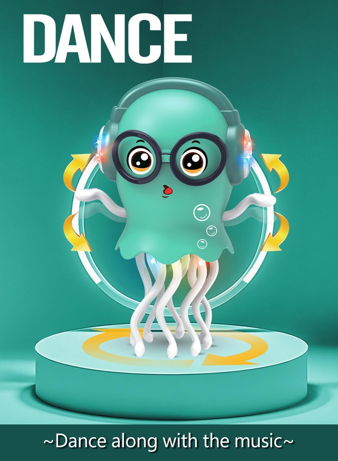 Dancing Jellyfish Toy – Musical Light-Up Sensory Companion