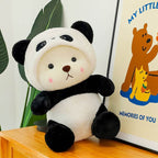 Teddy Bear Plush Toy in Panda Costume Hood
