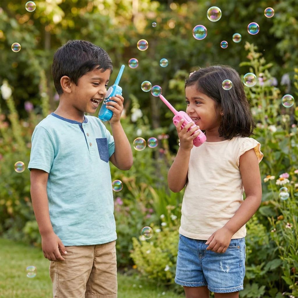 2-in-1 Bubble Blower Walkie Talkie Toy