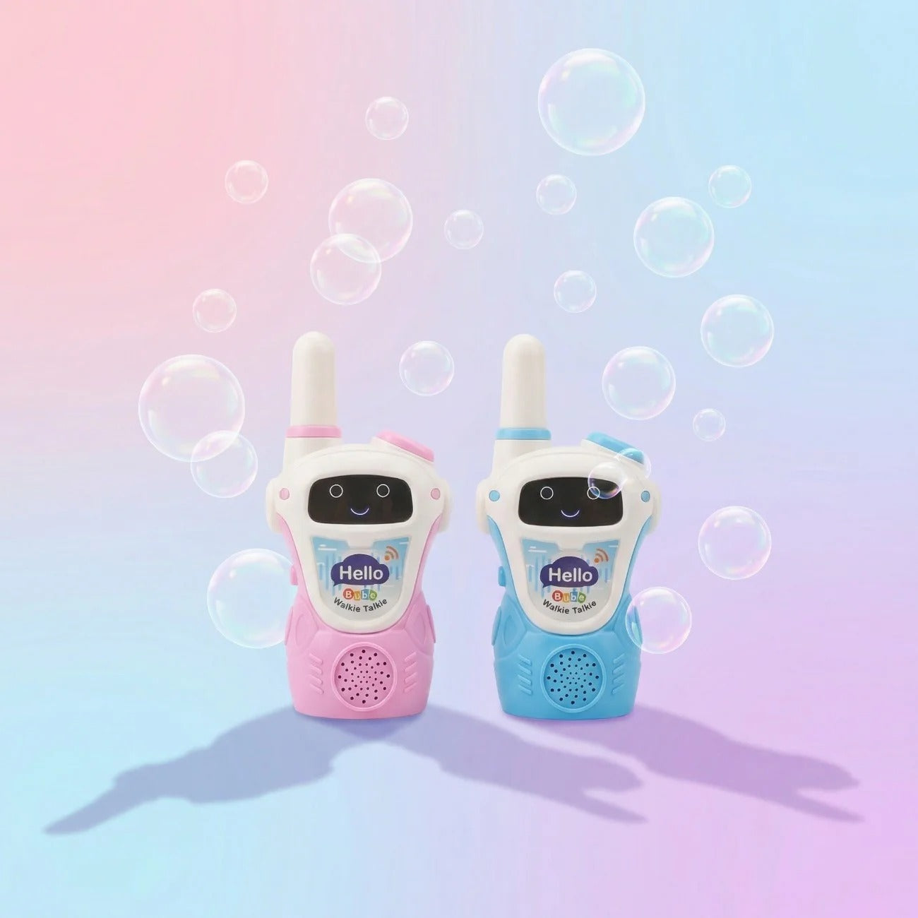 2-in-1 Bubble Blower Walkie Talkie Toy