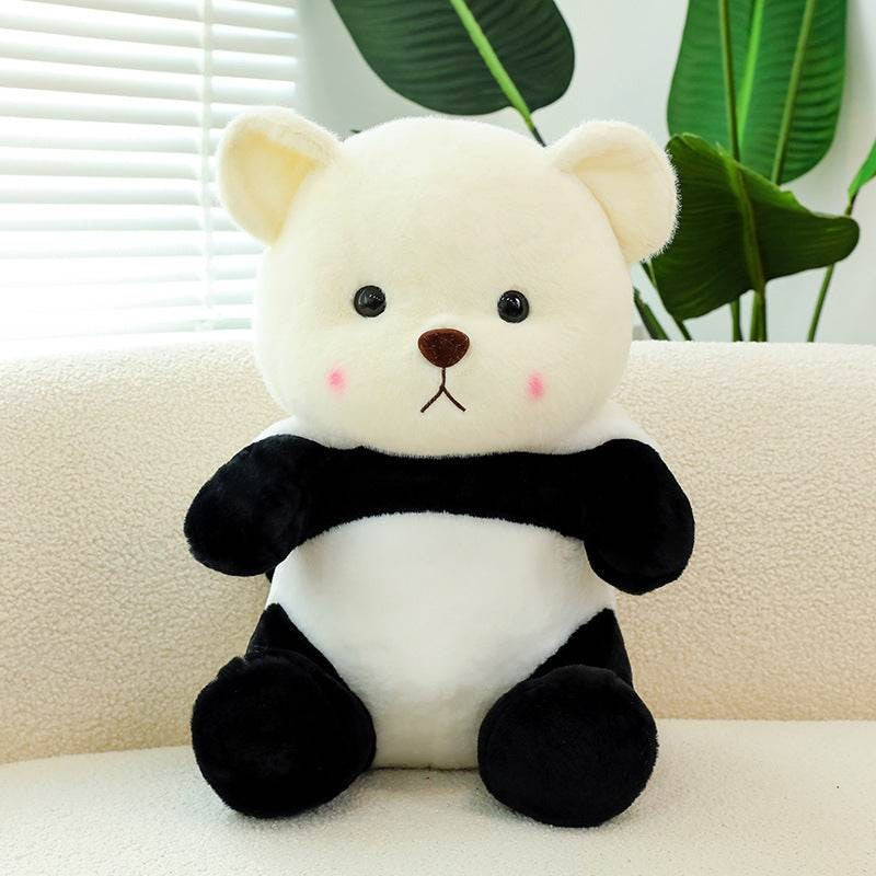 Jumbo Teddy Bear Plush Toy in Panda Costume Hood