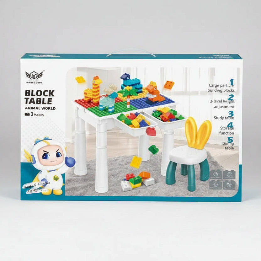 3-in-1 Building & Activity Set (102 Pcs)