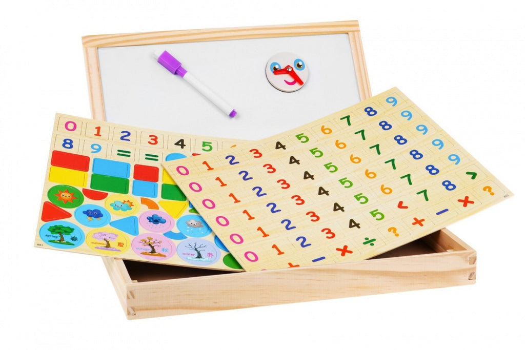 Wooden Magnetic Study Board Set