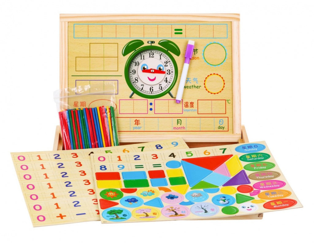 Wooden Magnetic Study Board Set