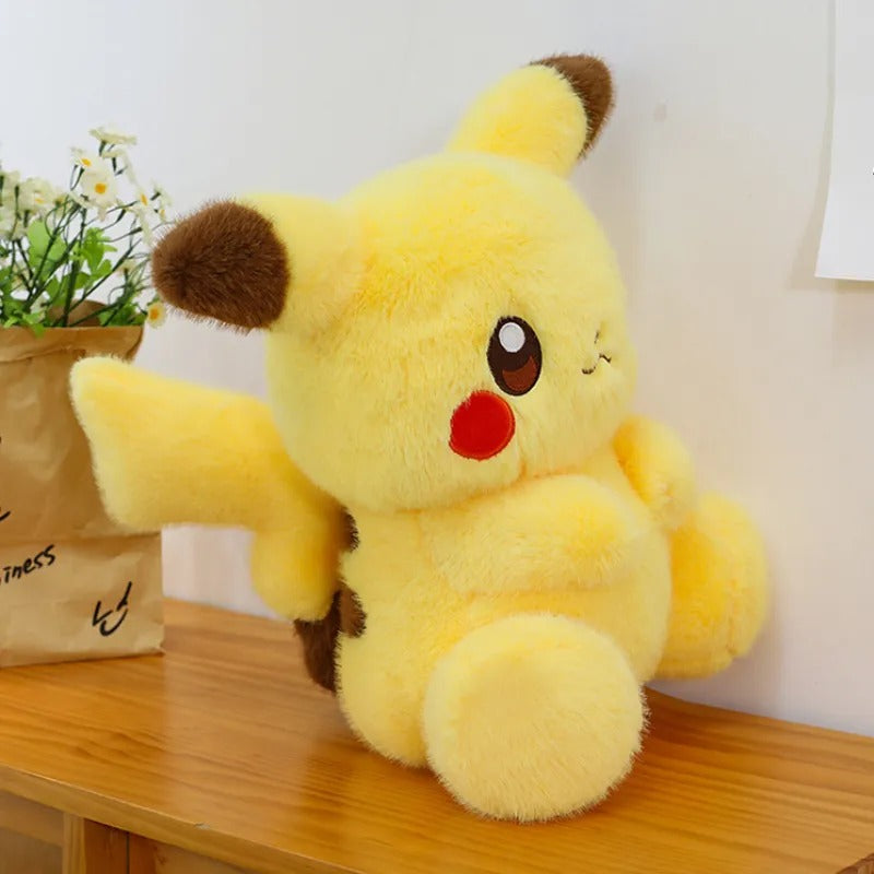 Fluffy Furry Pikachu Plush Toy