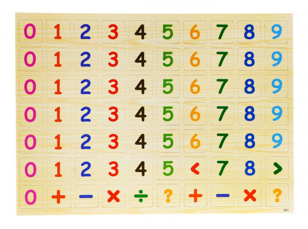 Wooden Magnetic Study Board Set