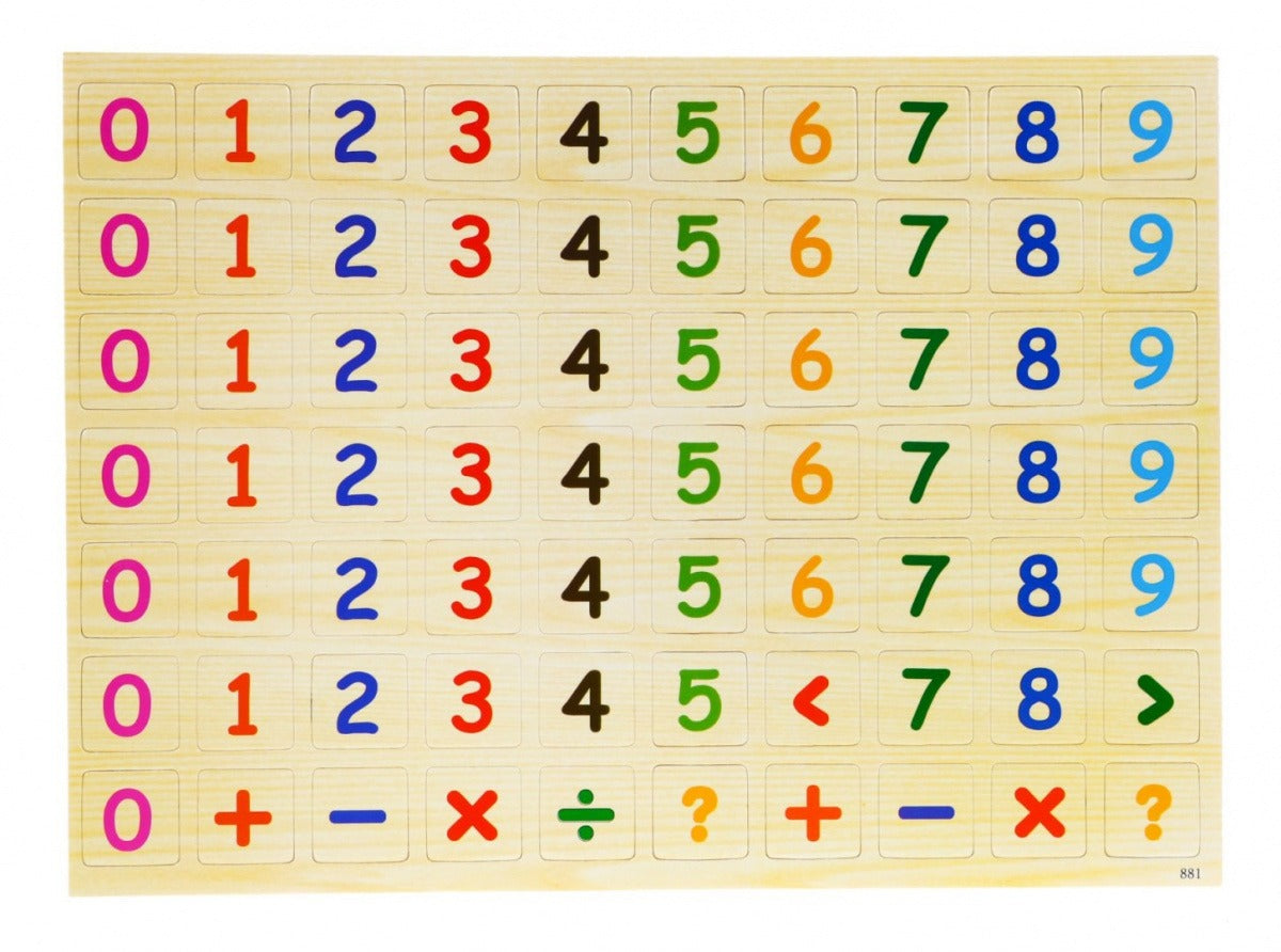 Wooden Magnetic Study Board Set