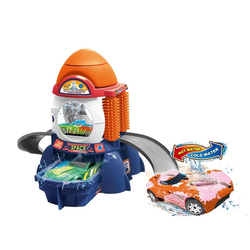 DIY Color-Changing Space Car Wash Playset (22 PCS)