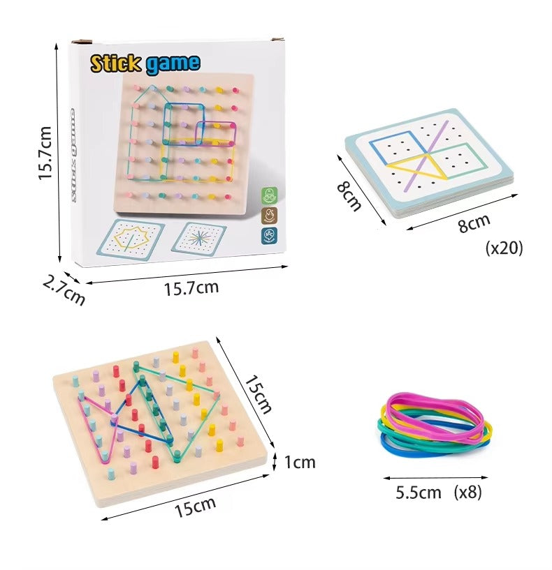 Montessori Shape Pattern Learning Toy