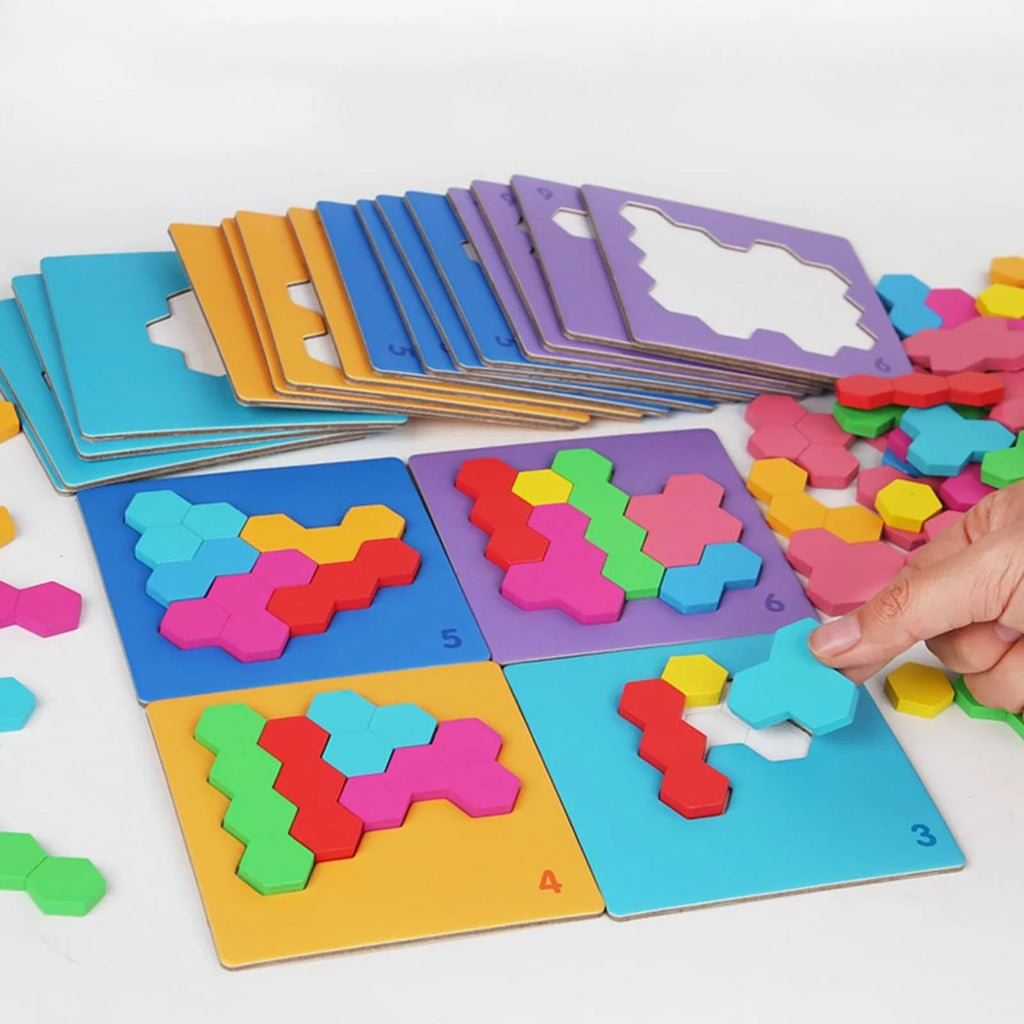 Hexagon Puzzle Shape Matching Game
