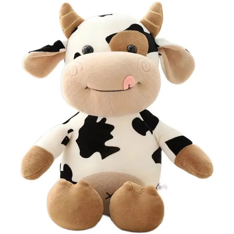 Cartoon Milk Cow Plush Toy with cow music