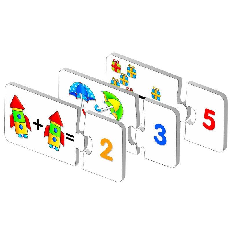 Numbers & Basic Math Puzzle Cards Set