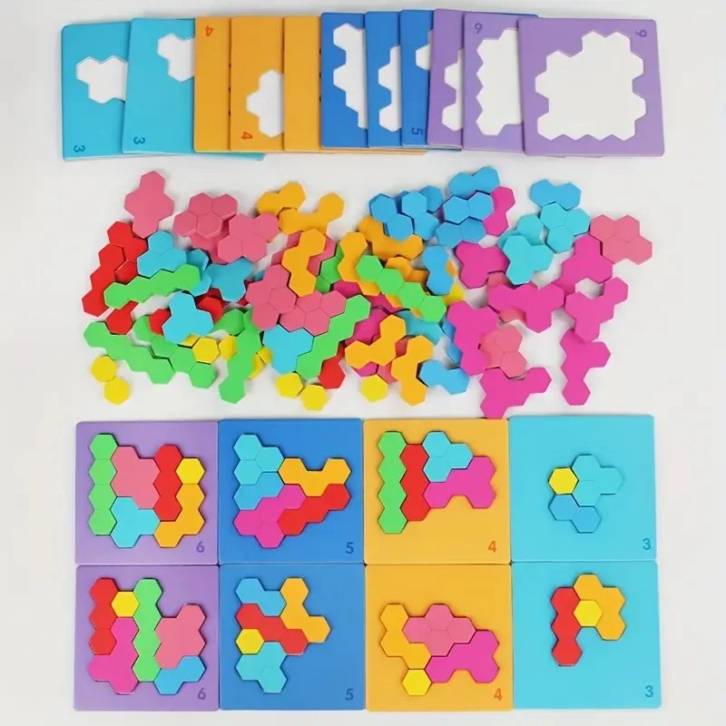 Hexagon Puzzle Shape Matching Game