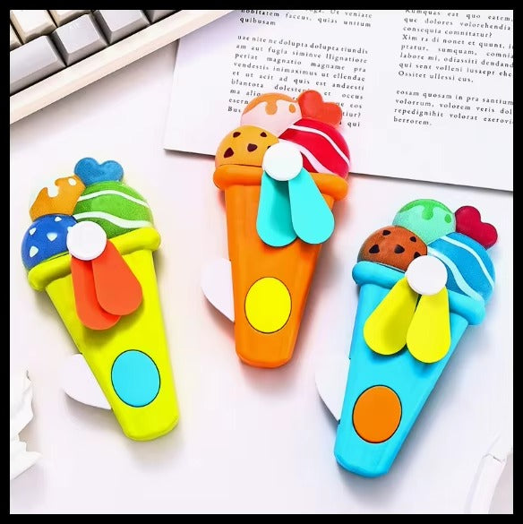 Mini Portable Handheld Fan (Assorted Designs & Colors)