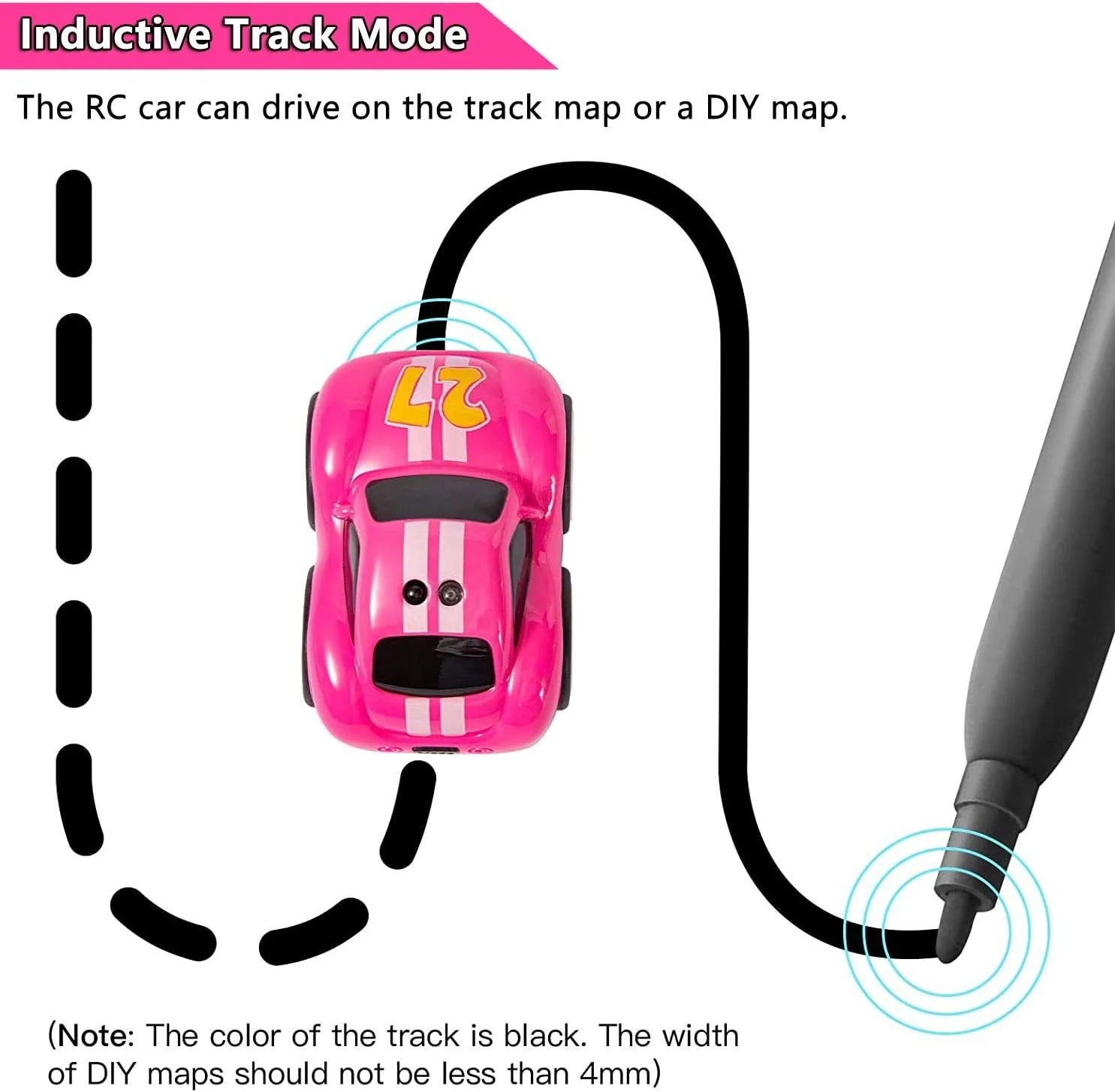 RC Mini Magic Induction Car – 2.4GHz