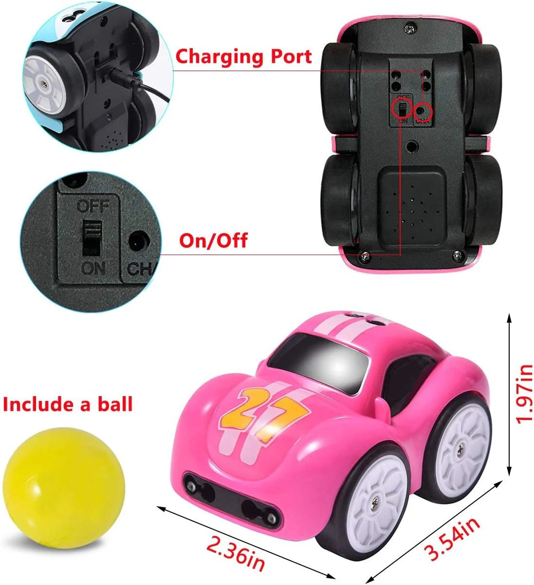 RC Mini Magic Induction Car – 2.4GHz