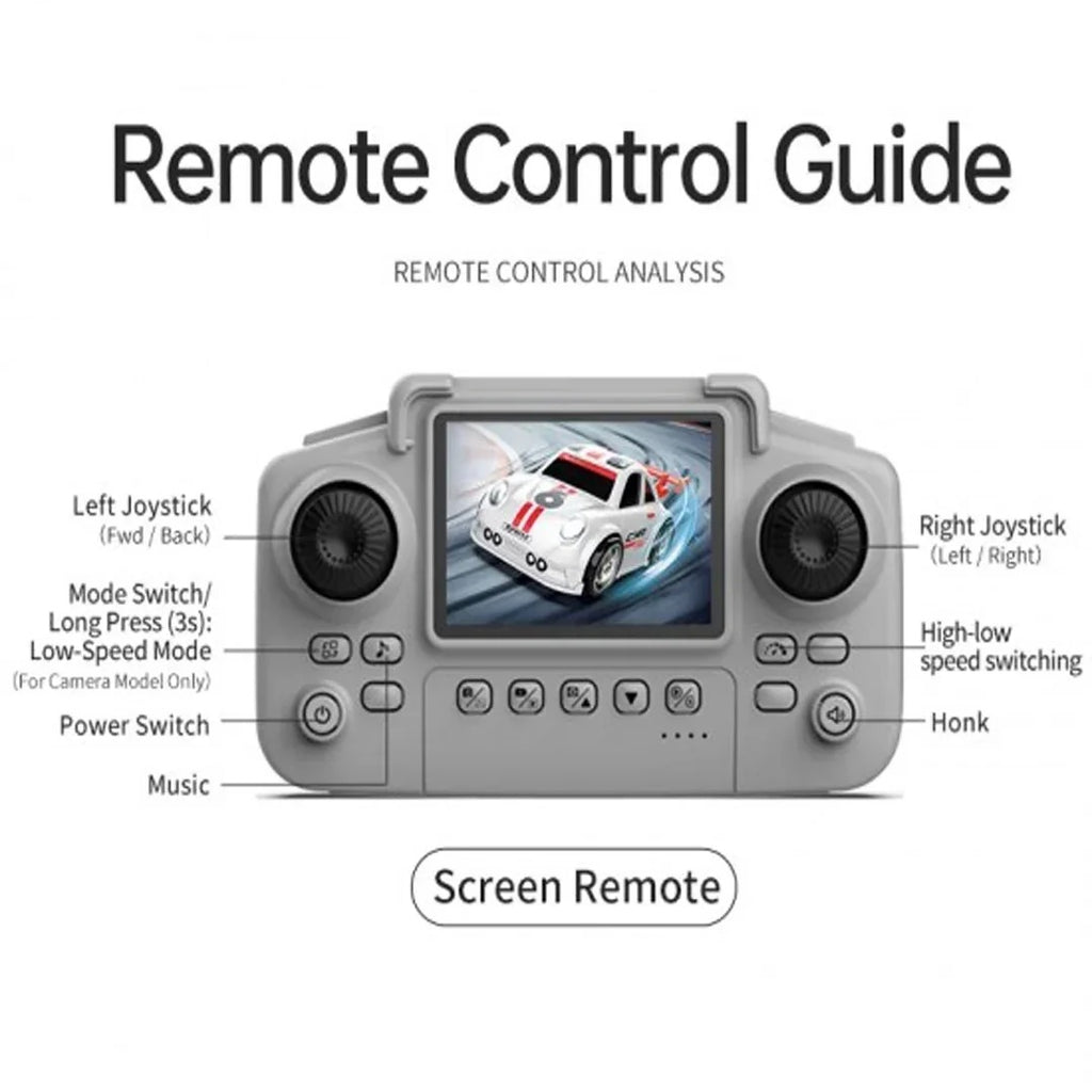 RC Mini Camera Smart Car Follow & Escape Mode