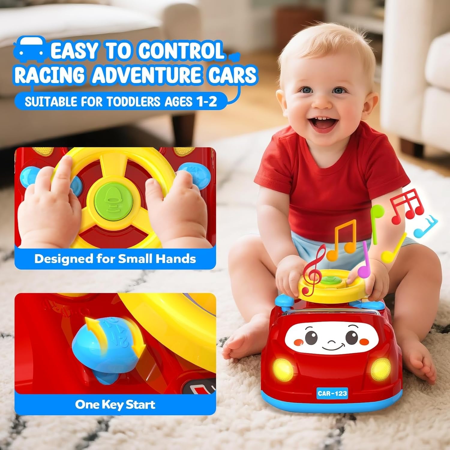 2 in 1 Wireless Smart Steering Car