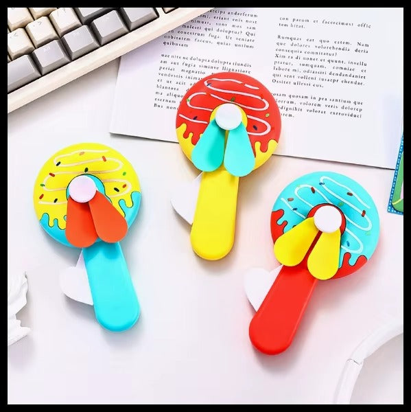 Mini Portable Handheld Fan (Assorted Designs & Colors)