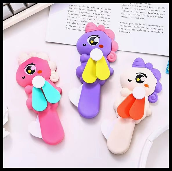 Mini Portable Handheld Fan (Assorted Designs & Colors)