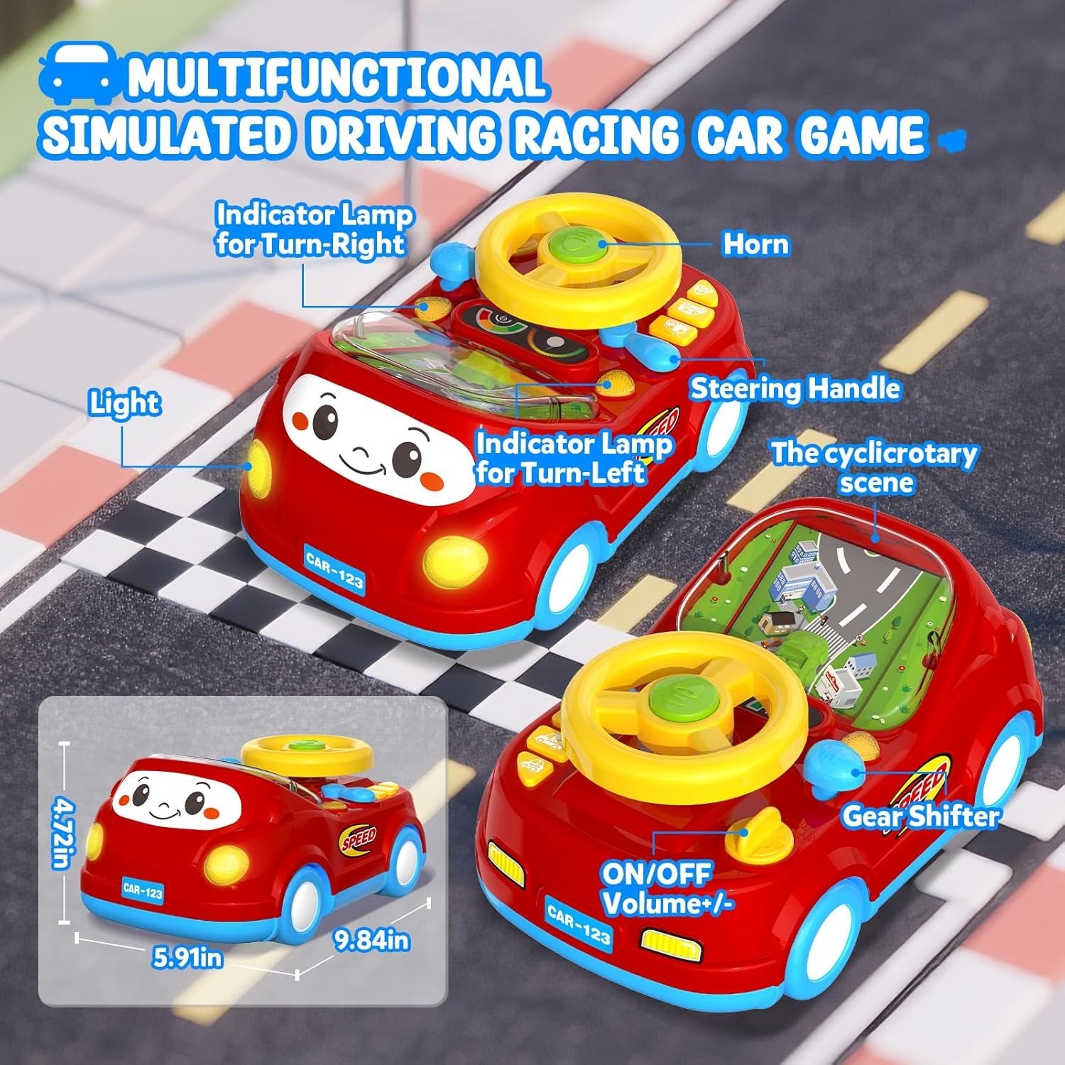 2 in 1 Wireless Smart Steering Car