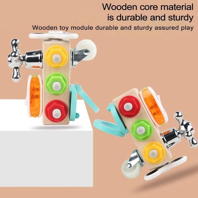 Wooden Activity Busy Cube