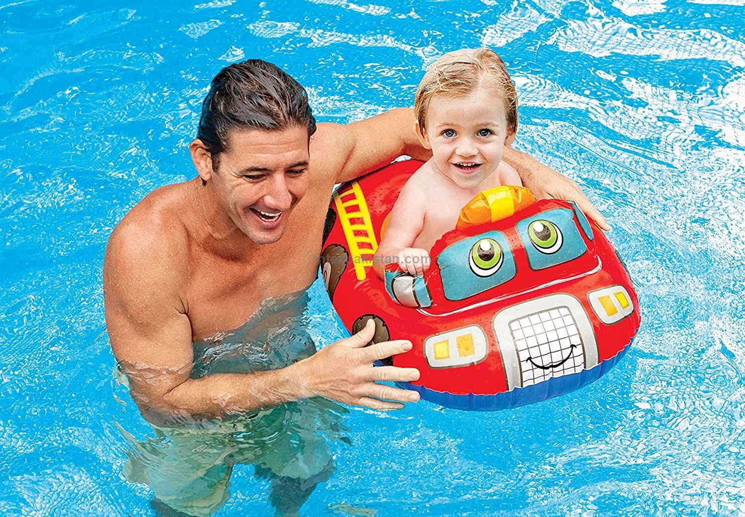INTEX Kiddie Car Float (35" × 30") (Assorted Designs)
