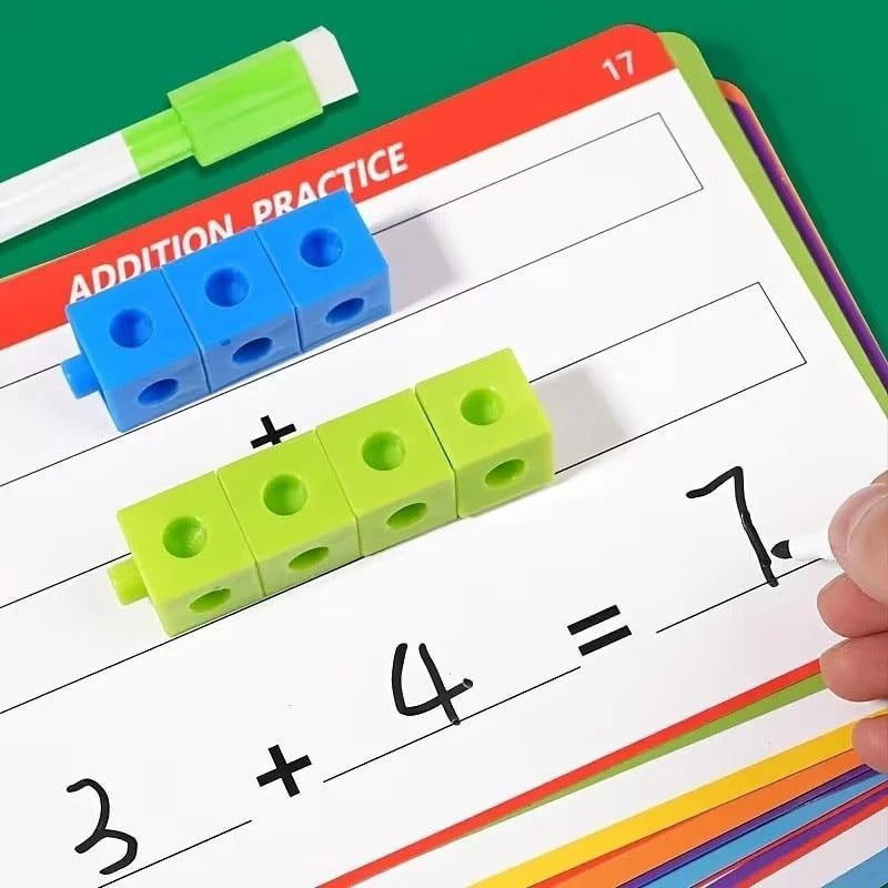 Linking Cubes Hands-On Counting & Building Toy