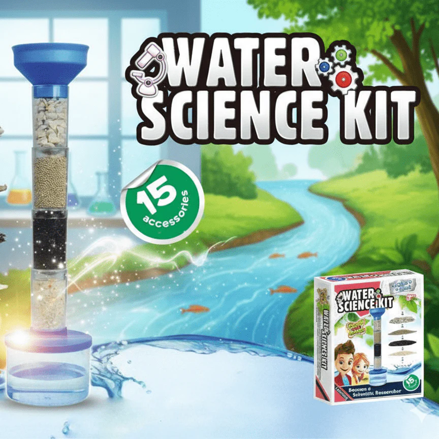 💧 STEM Water Filtration Experiment Kit – Learn the Science of Clean Water!