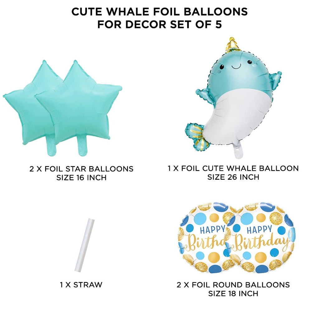 Foil balloons Set ( Assorted Designs)