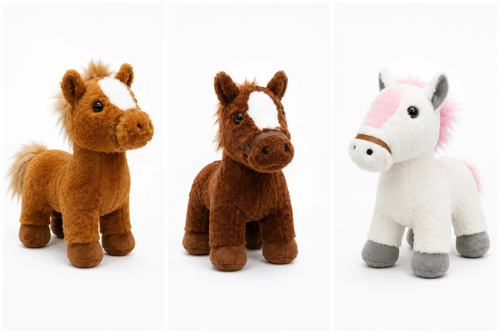 Horse Plush Toy – Soft Standing Horse Plushie