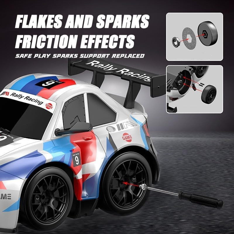 Short Axis Spark Drift RC Car