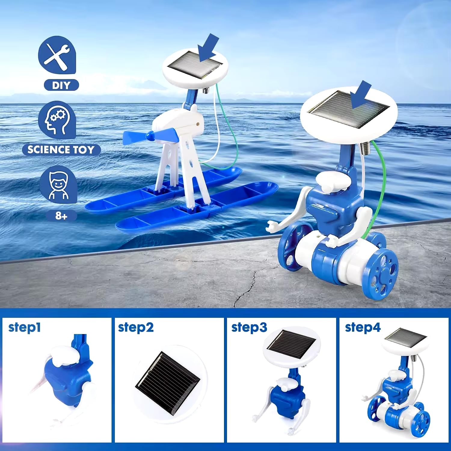 6 in 1 Solar Powered DIY Model Kit
