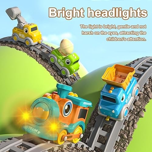 Dinosaur Ball Blowing Train Track Set