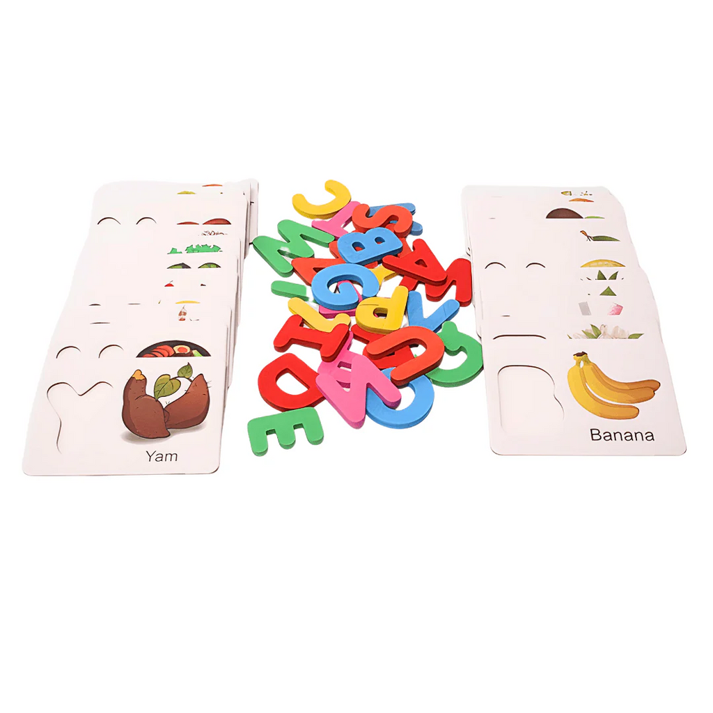 2-in-1 English Letter Identification Card – Learn Letters the Fun Way!