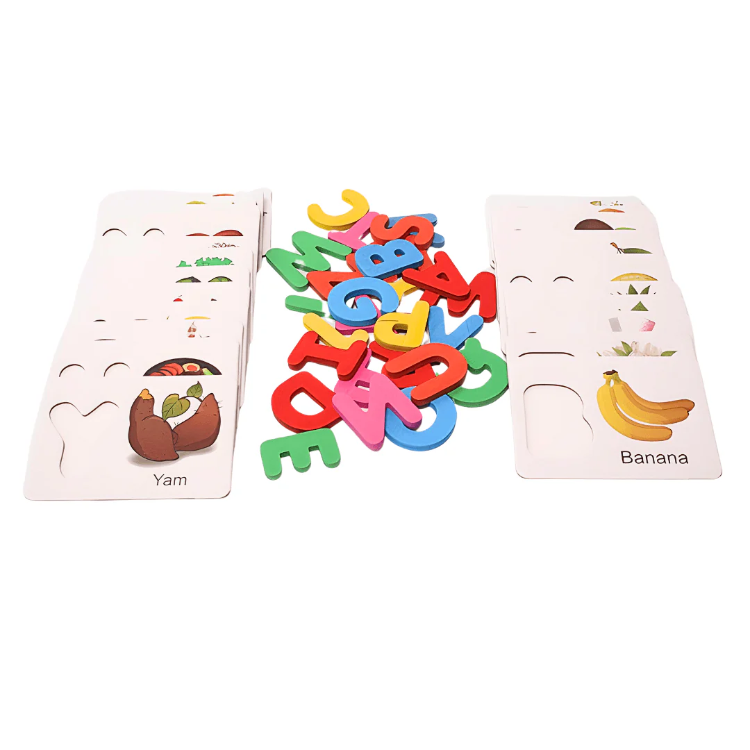 2-in-1 English Letter Identification Card – Learn Letters the Fun Way!