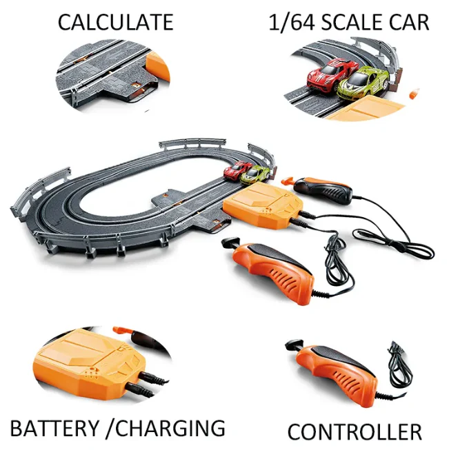 Electric Slot Racing Track Set