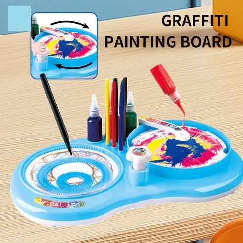 Spiral Art Drawing Kit for Kids (37 Pieces)