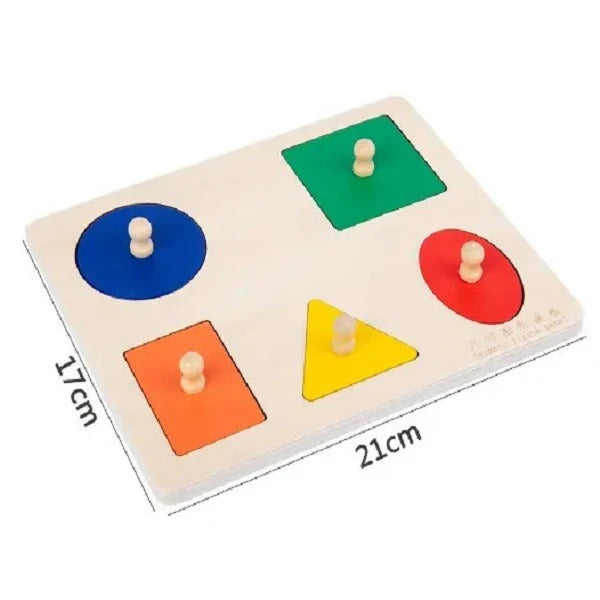 Wooden Sorting Knob Board