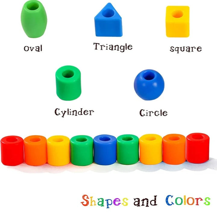 Creative Colorful Threading Beads