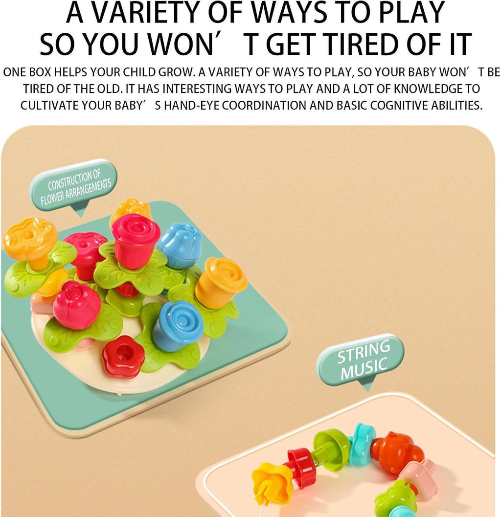 Flower Nails – Multifunctional Stacking & Shape Sorting Toy