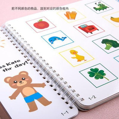 Interactive Quiet Activity Book – Early Learning Skill Builder for Kid