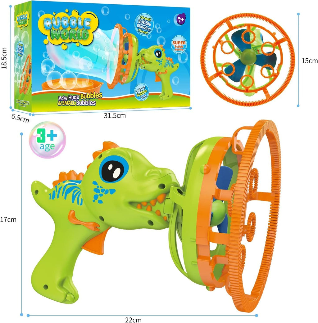Dinosaur Bubble Gun Machine
